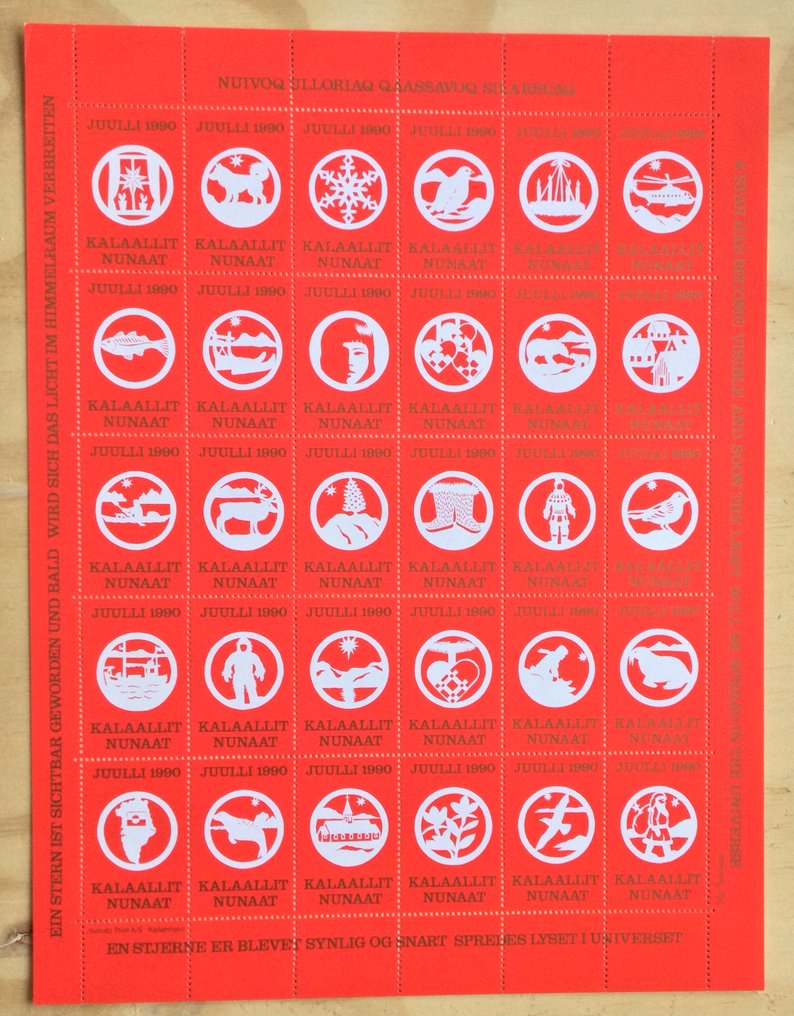 Isole Faeroe 1967/1999 - In Scandinavia, vari fogli di francobolli di Natale e di Capodanno coprono il periodo dal 1967 al #3.2