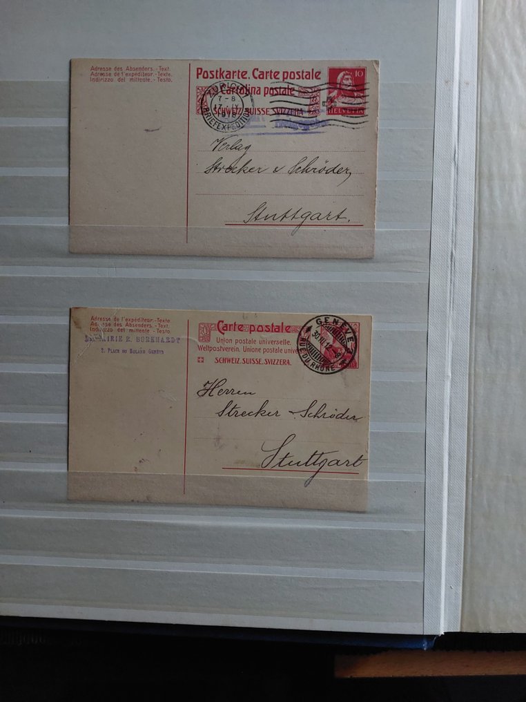 Svájc  - Postzegels, poststukken, postw.stukken, documenten, FDC #3.2