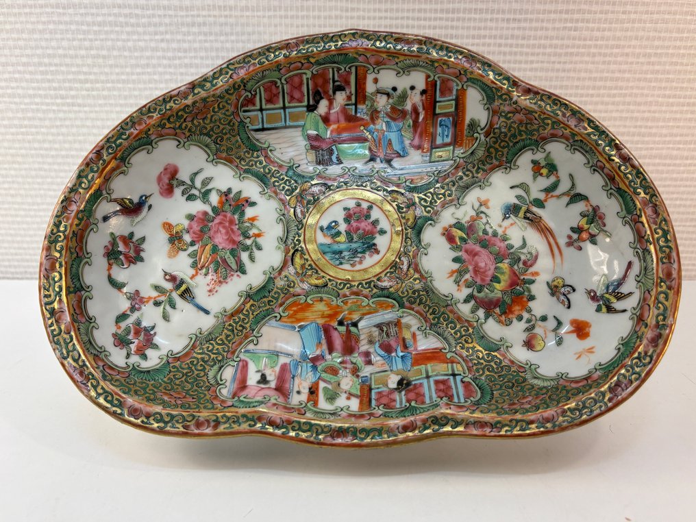 Plate - Jolie assiette Canton - poircelaine #1.0