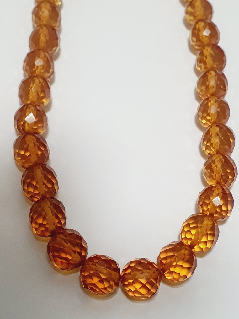 Κεχριμπάρι Σφαίρα - Ύψος: 43 cm - Πλάτος: 12 mm- 53.43 g - (1) #2.1