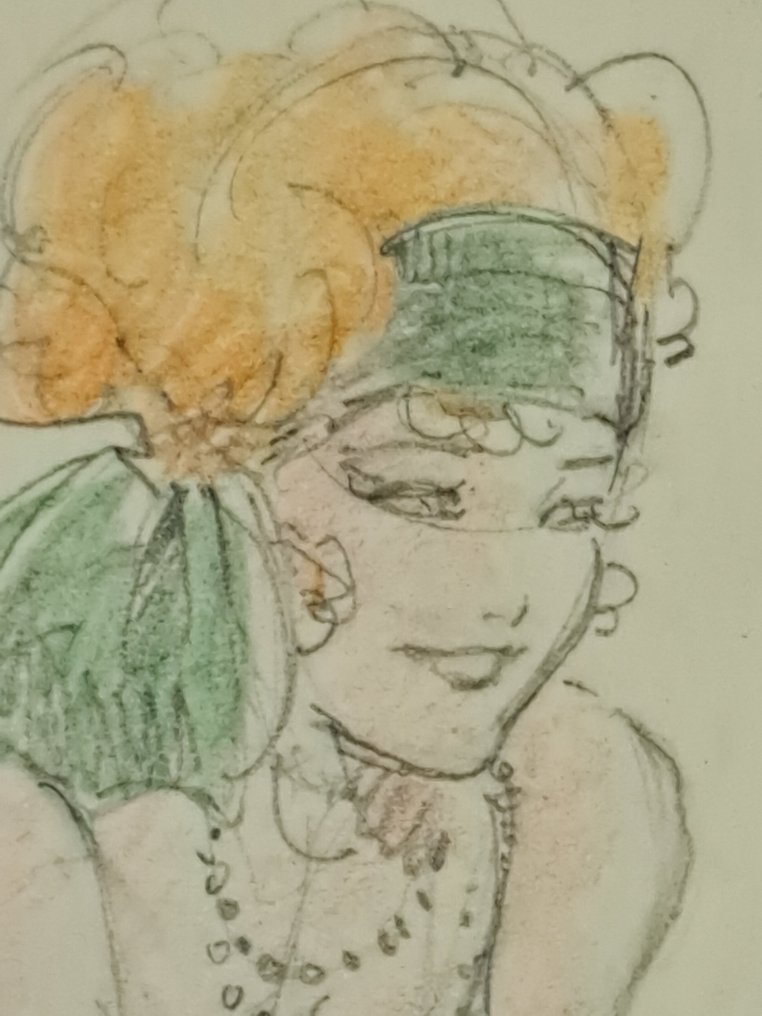 Frollo, Leone - 1 Original colour drawing - Charleston Pin Up #1.0