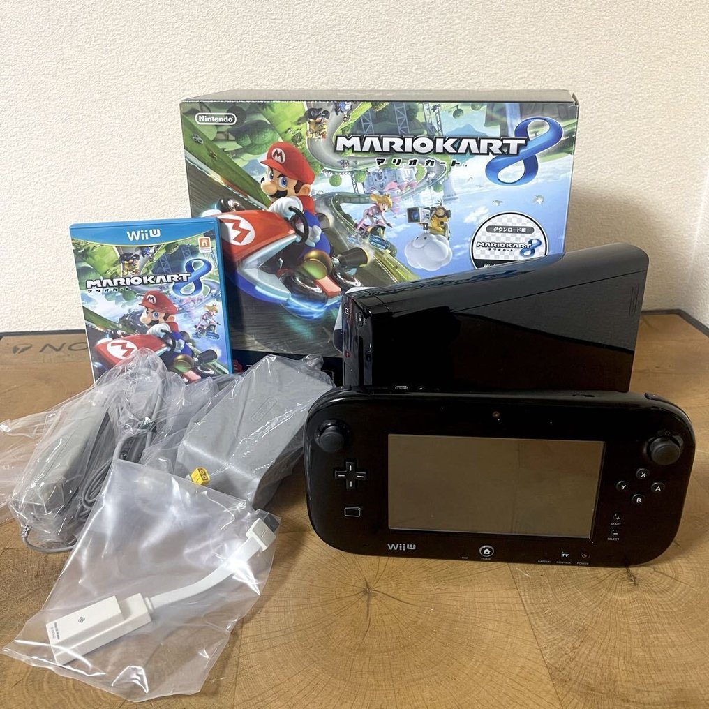 Nintendo - Wii u - Wii U Mario Kart 8 set - Videospilkonsol - I original æske #1.0