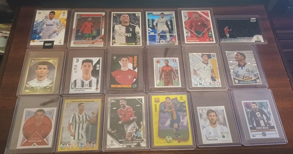 Panini 克里斯蒂亞諾·羅納度, 萊納爾·梅西 - 18 Mixed collection - 全新 (M) #1.0