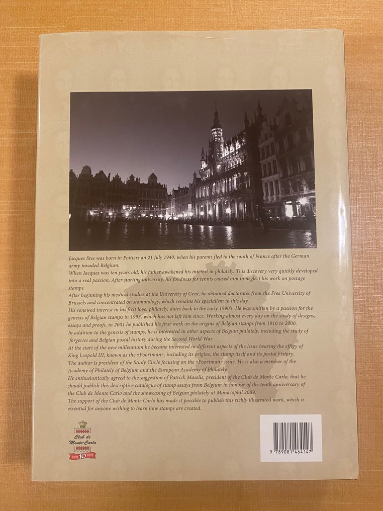 Βέλγιο  - Βιβλιογραφία: Δοκίμια του Βελγίου / Αποδείξεις Βελγίου του Δρ. Jacques Stes. #1.0