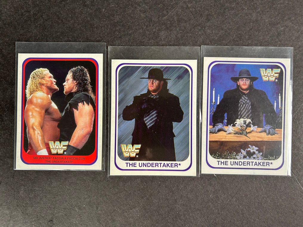1991 Merlin The Undertaker/Hogan Rookie di Undertaker - 9 Card - 八成新 (NM) #1.0