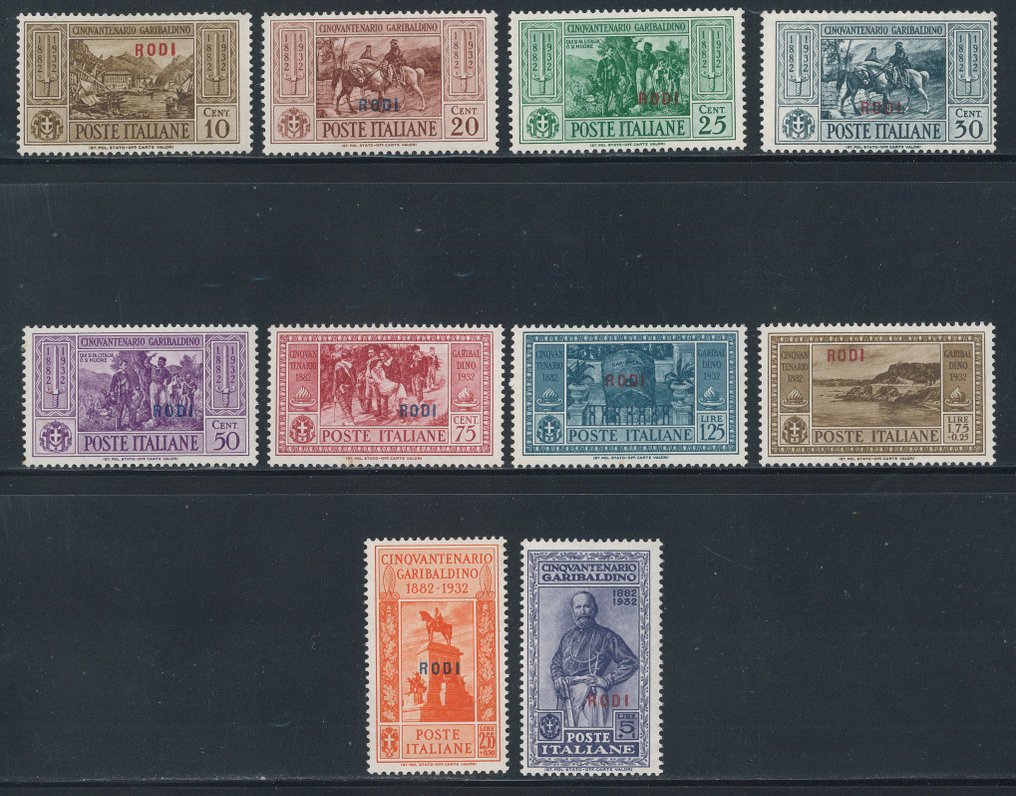 黑山  - Garibaldi，系列 cpl. 编号 20/29。 #1.0