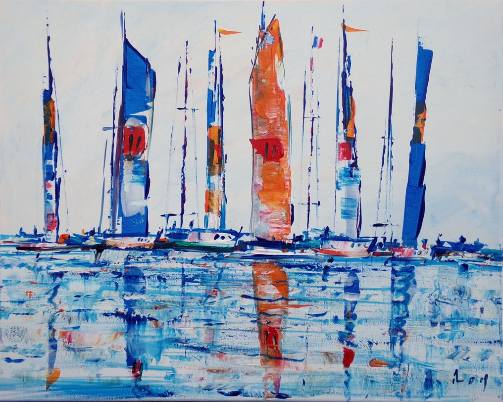 Denis Pascal dit "Roy" (1959) - Départ de régate #1.0