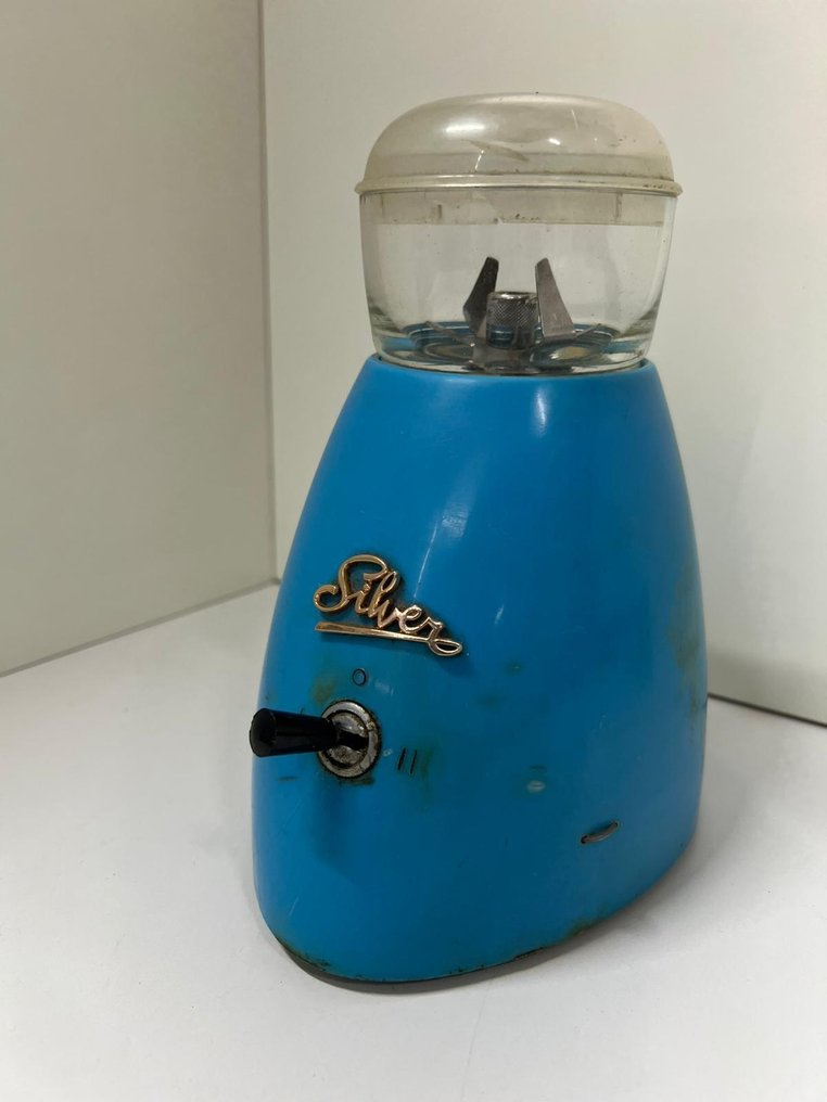 silver - 咖啡研磨機 - 塑料, 鐵 - 银色咖啡研磨机复古的 #3.2