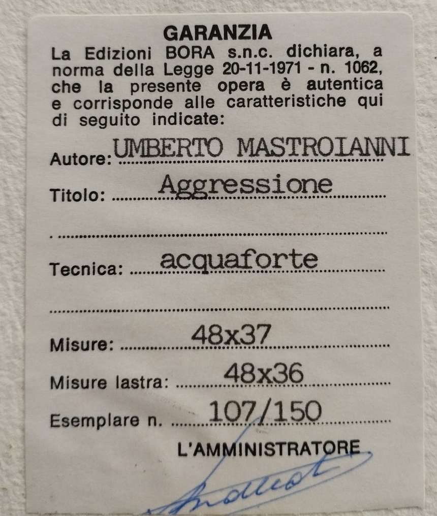 Umberto Mastroianni (1910-1998) - Aggressione #4.3