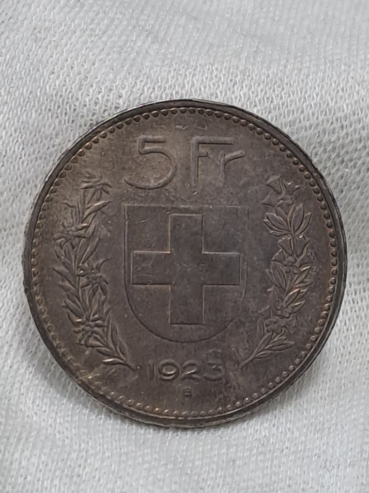 Zwitserland. 5 Francs 1923  (Zonder minimumprijs) #1.0
