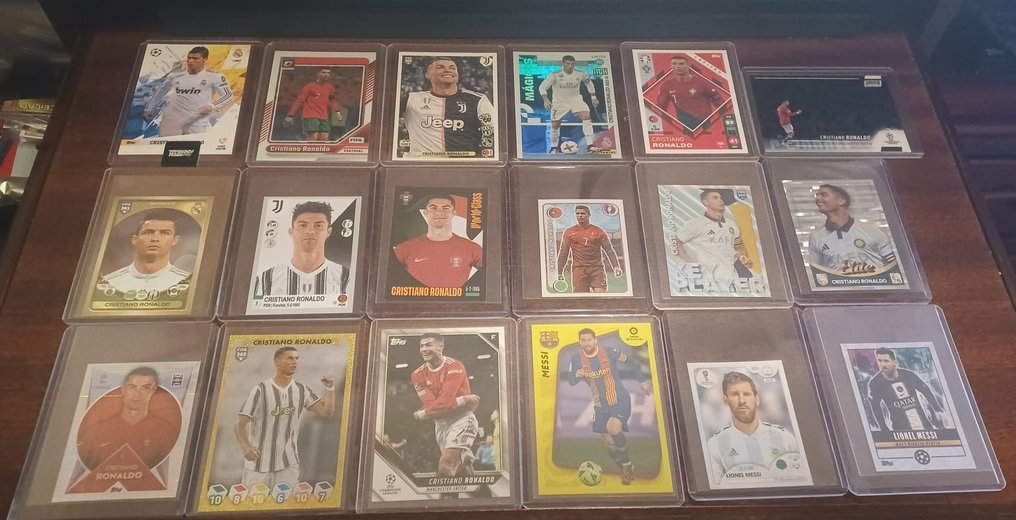 Panini 克里斯蒂亞諾·羅納度, 萊納爾·梅西 - 18 Mixed collection - 全新 (M) #1.0