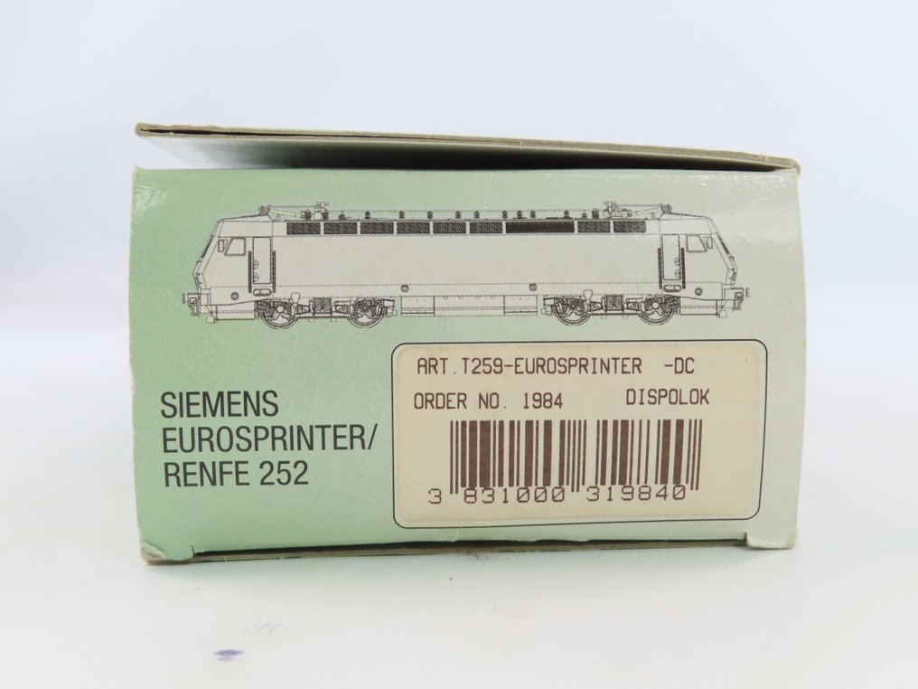 Mehano H0 - T259-1984 - Elektrisk lokomotiv (1) - BR 127 "Eurosprinter Krauss Maffei" - Dispolok #3.2