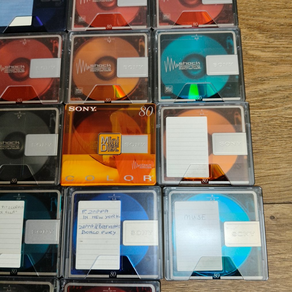 Sony 80分钟 - 配有防尘套 - 1个全新 迷你光盘 物品件数: 18 #3.2