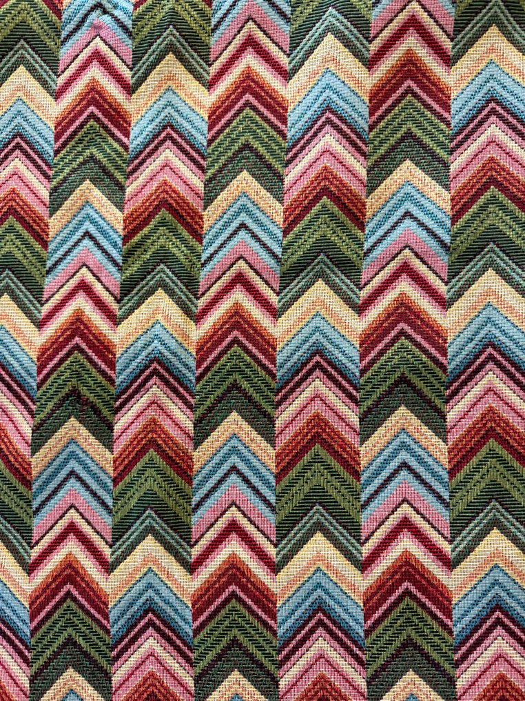Material damask zigzag pastel multicolor. - Textil - 2.8 m - 1.6 m #3.2