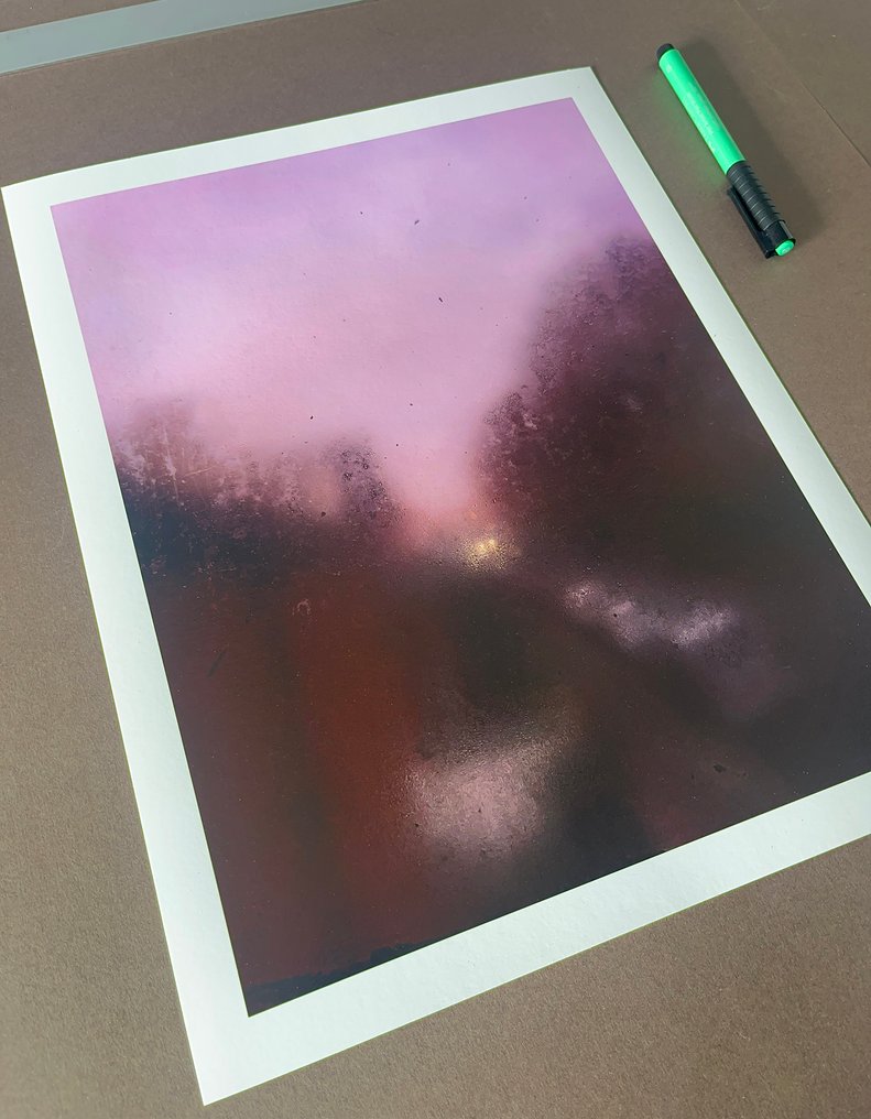 Andre Lichtenberg - Window 23-07 Pink with Car #2.1