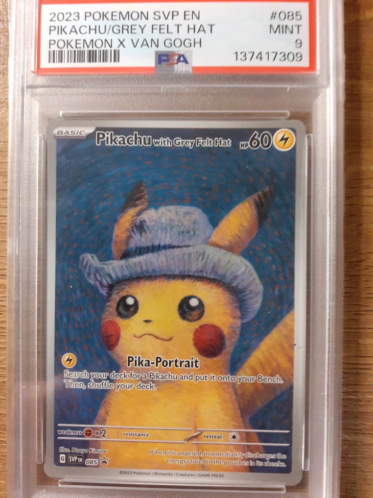 Pokémon - 1 Graded card - Pikachu #085 Promo-kort, Full kunst - PSA 9 - Scarlet & Violet - Various sets #4.3