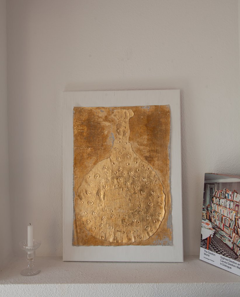 Fran gonzalez (1959), @contemporarygilding - "Silk Road" #4.3