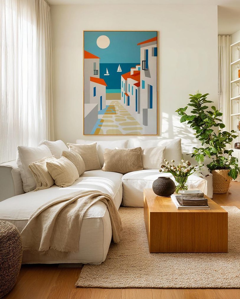 Nelson F. León - "Horizonte Azul"  XL- (NO Reserve) #3.2