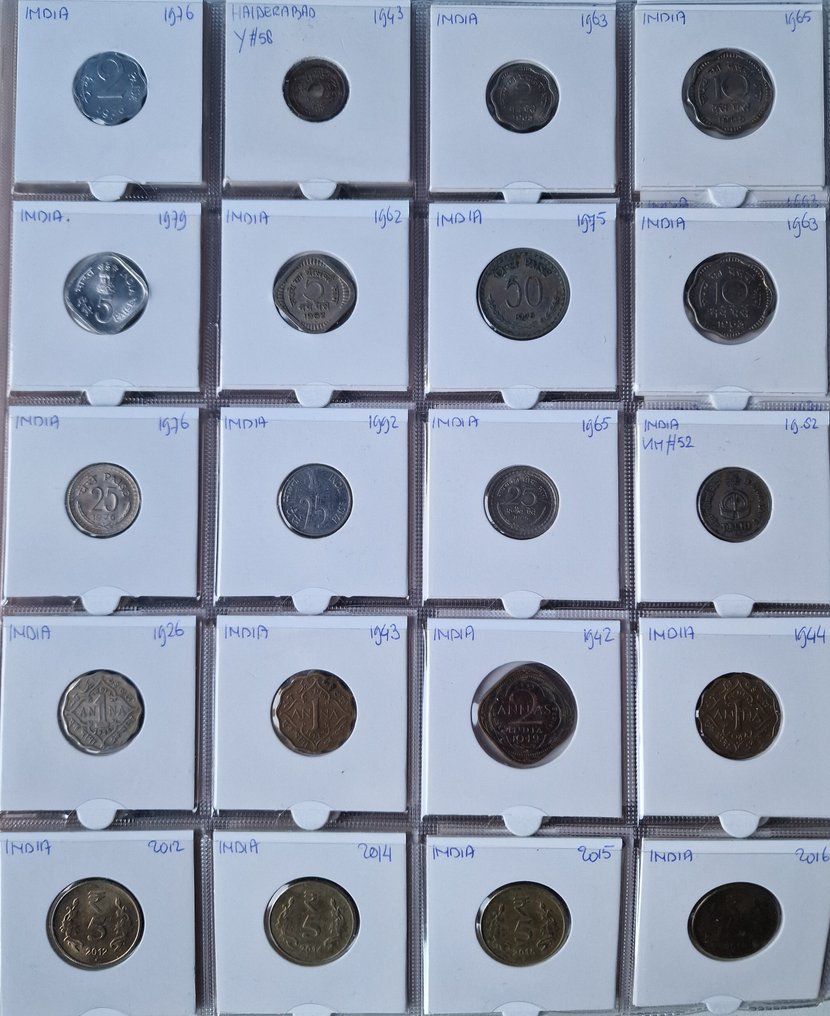 印度， 君主国. 1875-2010, Lot 160 stuks  (没有保留价) #1.0