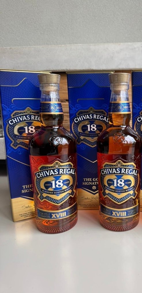 Chivas Regal 18 years old The Gold Signature  - 70cl - 2 bottles #1.0