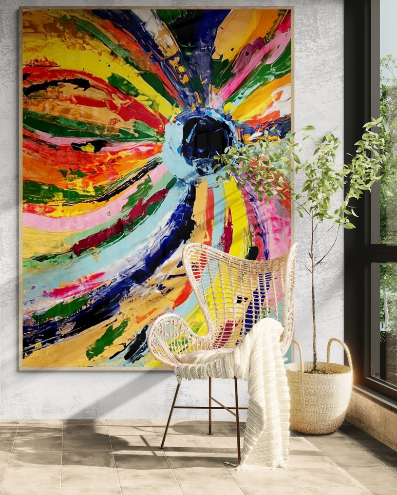 Jane Grieco - Explosión de vida - Tableau, unique, format XXL. #4.3