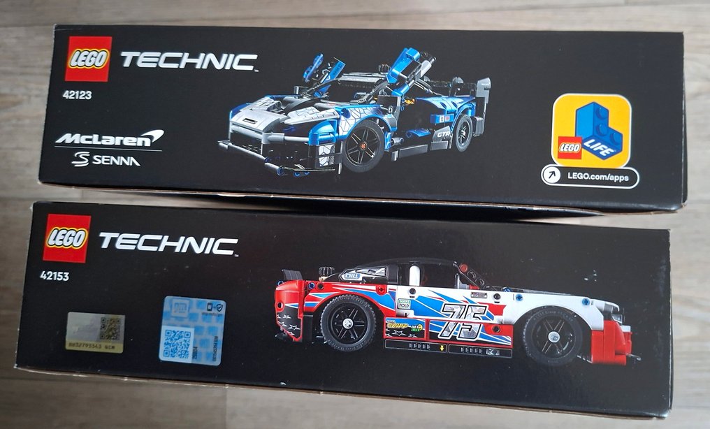 LEGO Set - Technic - LEGO Technic 42123 McLaren Senna GTR; LEGO Technic 42153 NASCAR Next Gen Chevrolet Camaro #3.2
