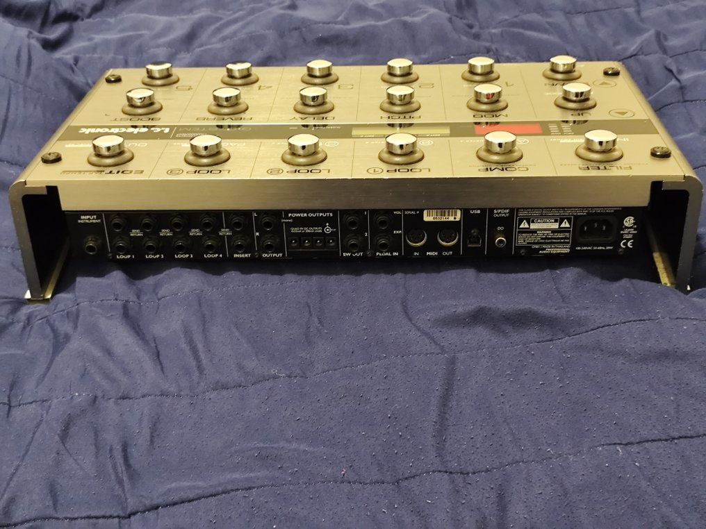 TC-Eletronic, G-System, Steve Vai - Pedală multi efect #3.2