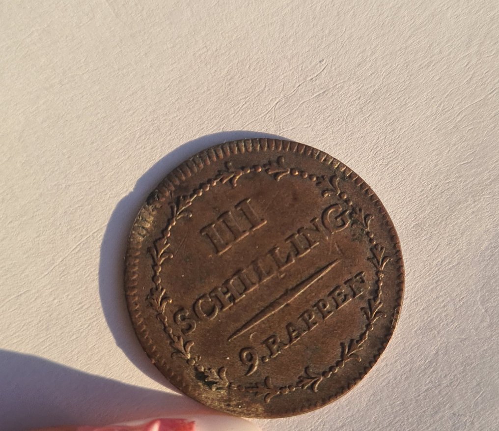 Switzerland. 3 Schilling/9 Rappen 1806, Kanton Glarus  (No reserve price) #3.2