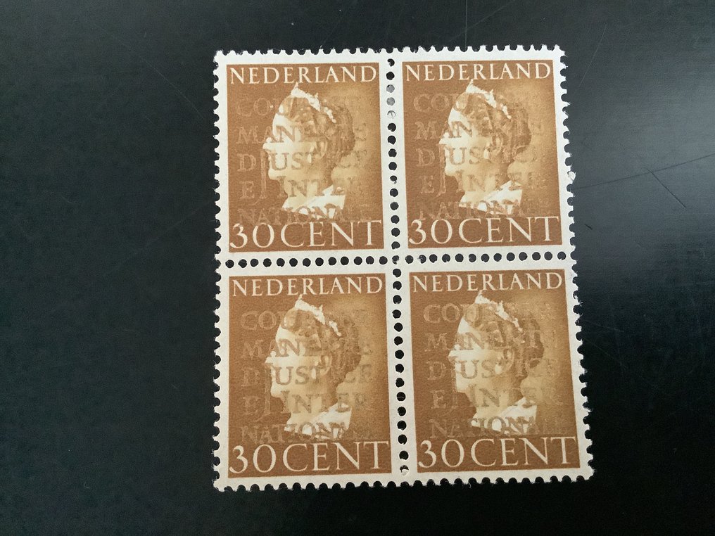 Netherlands 1940/1940 - Permanent Court of International Justice in gold - NVPH D16-D19 #4.3