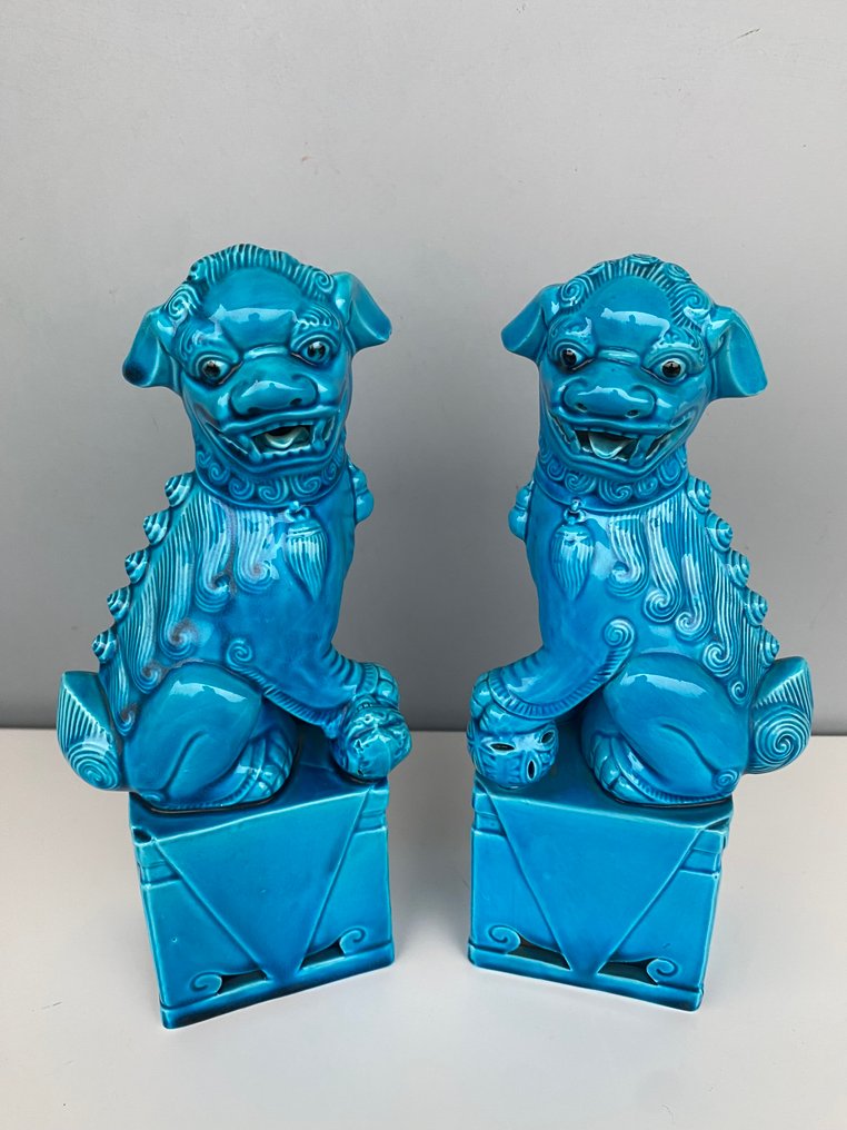 Sculpture, No - 250 mm - dogs and lion - 2000 #1.0