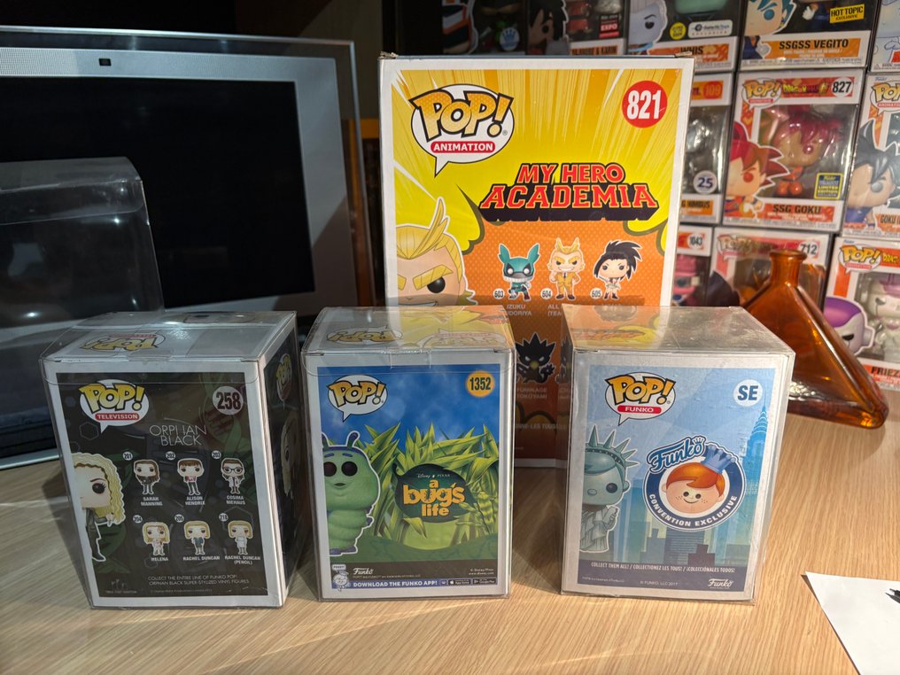 Funko - Παιχνίδι All Might #821; Helena #258; Butterfly Heimlich #1352; Freddy Funko SE - 2020+ - Î—Î Î‘ #3.2