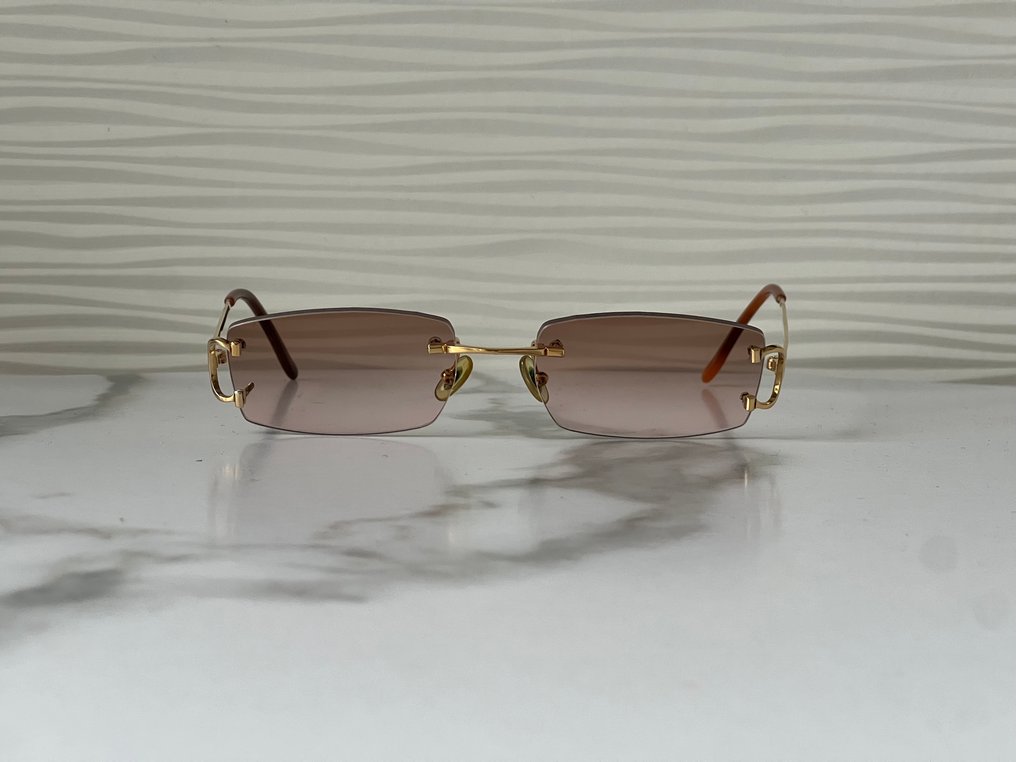 Cartier - C Decor Rimless - Solbriller #1.0