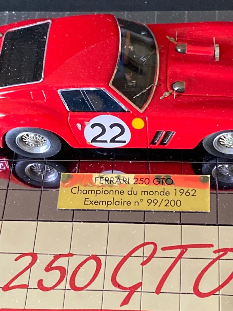 HECO 1:43 - Αυτοκίνητο μοντελισμού - Ferrari 250 GTO  1962 - Περιορισμένης έκδοσης μόνο 200 αντίτυπα #1.0