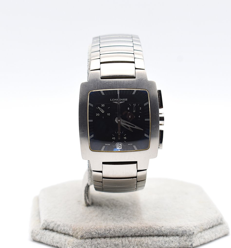 Longines - Oposition - χωρίς τιμή ασφαλείας - Chronograph - Tank - L3.128.4 - Date - Άνδρες - 1990-1999  #1.0