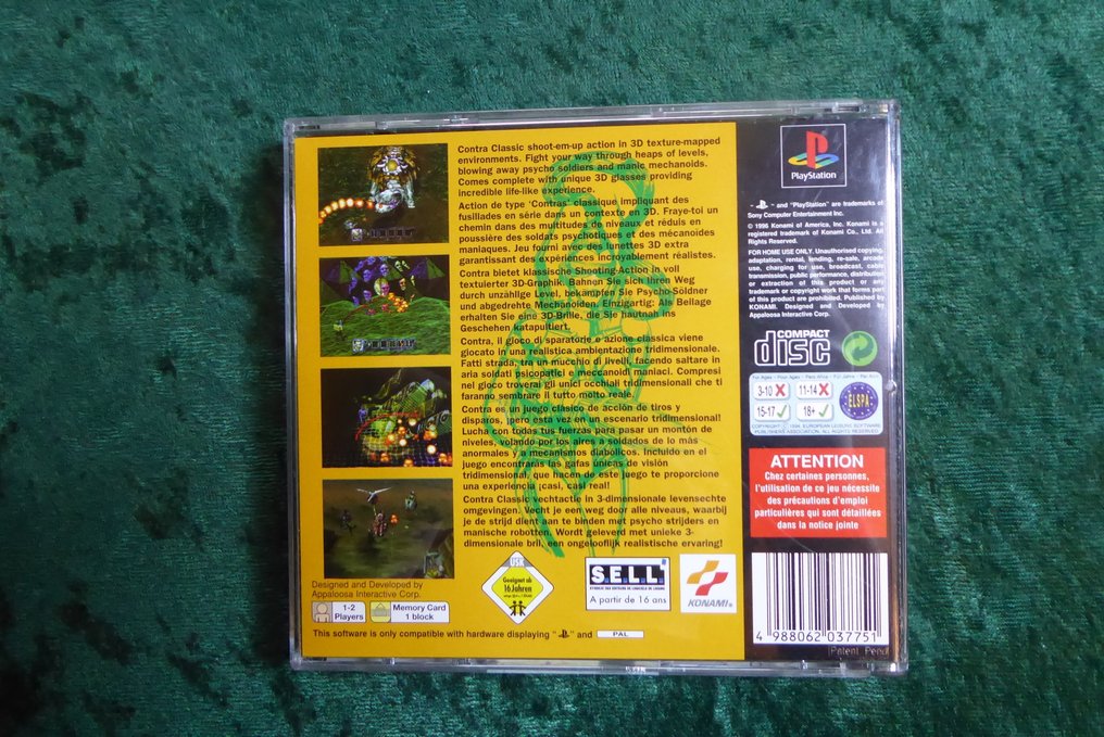 Sony - Playstation 1 (PS1) - Contra: Legacy of War (PAL Playstation) - Video game - In original box #1.0