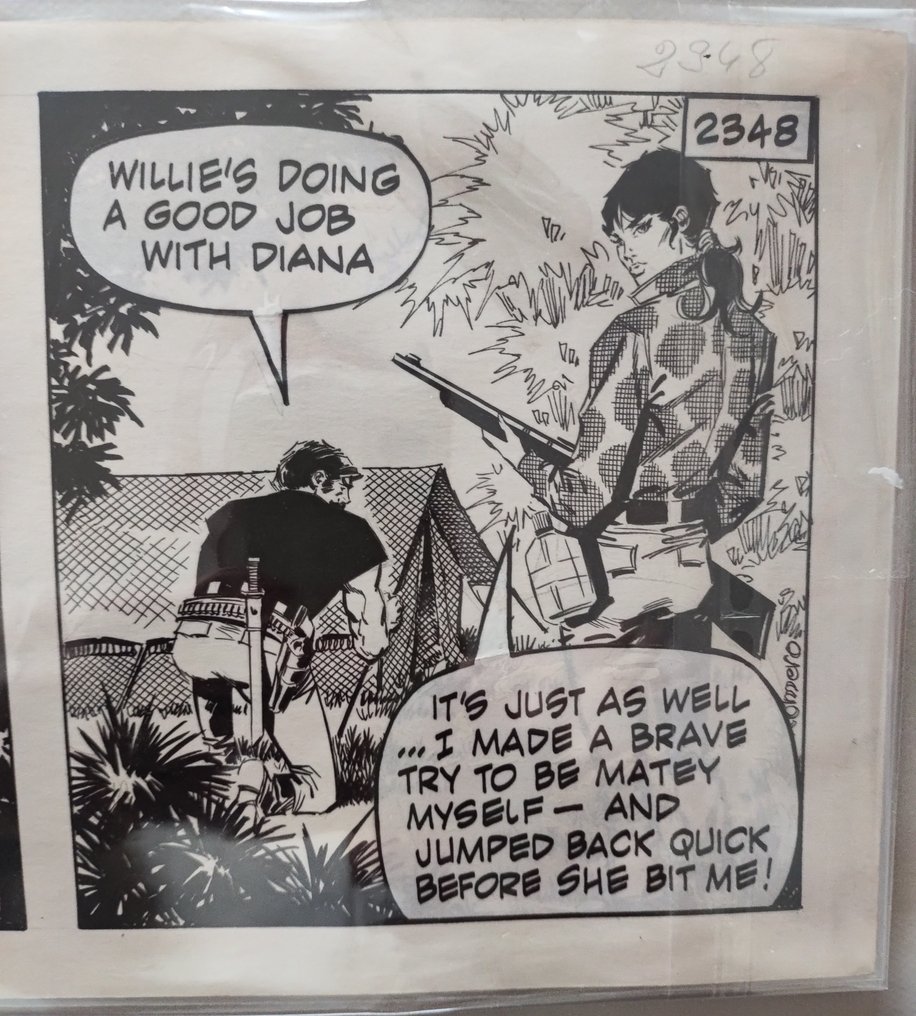 Romero, Enric Badia - Original page - Modesty Blaise - strip 2348 #2.1