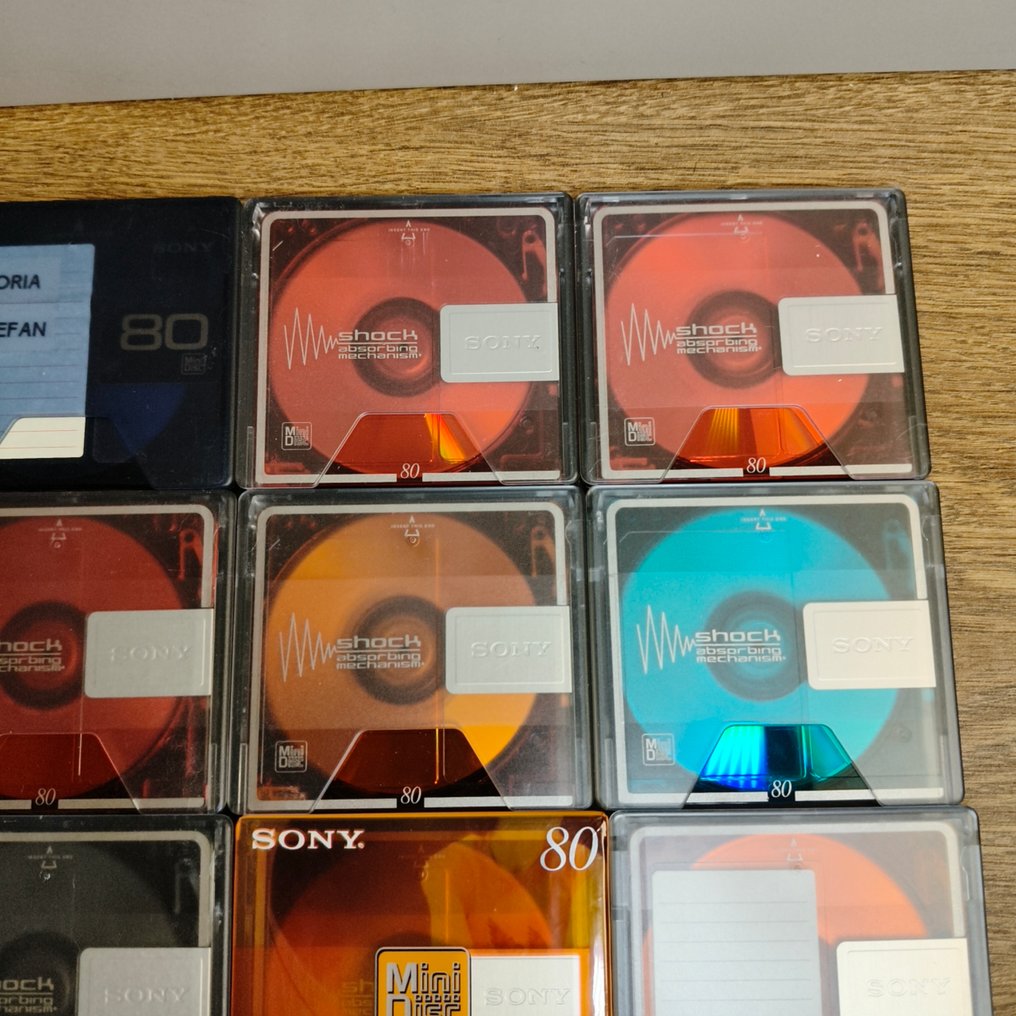 Sony 80分钟 - 配有防尘套 - 1个全新 迷你光盘 物品件数: 18 #2.1