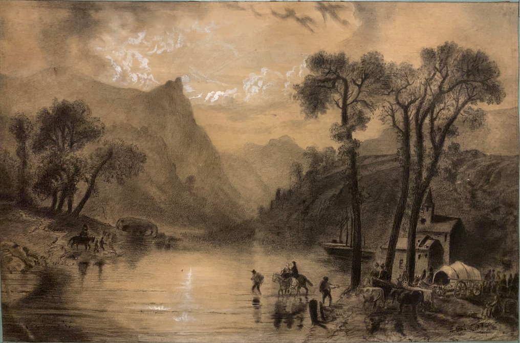 Ercole Calvi (1824-1900) - Paesaggio #1.0