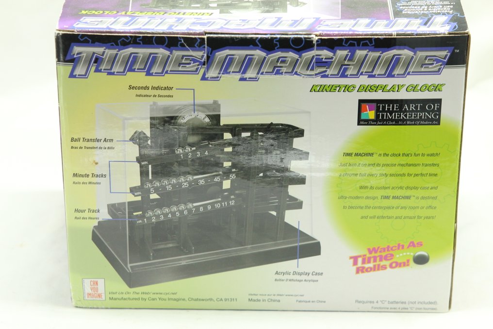 Roll o clock - Time machine -   Plastic - 1990-2000 - Ball clock - Roll o clock #3.2
