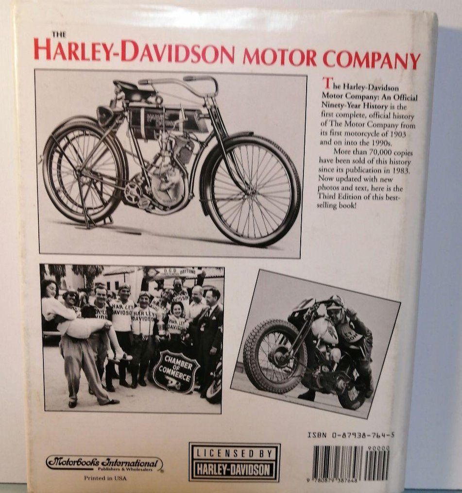 The Harley-Davidson Motor Company — An Official Ninety-Year History, David K. Wright #1.0