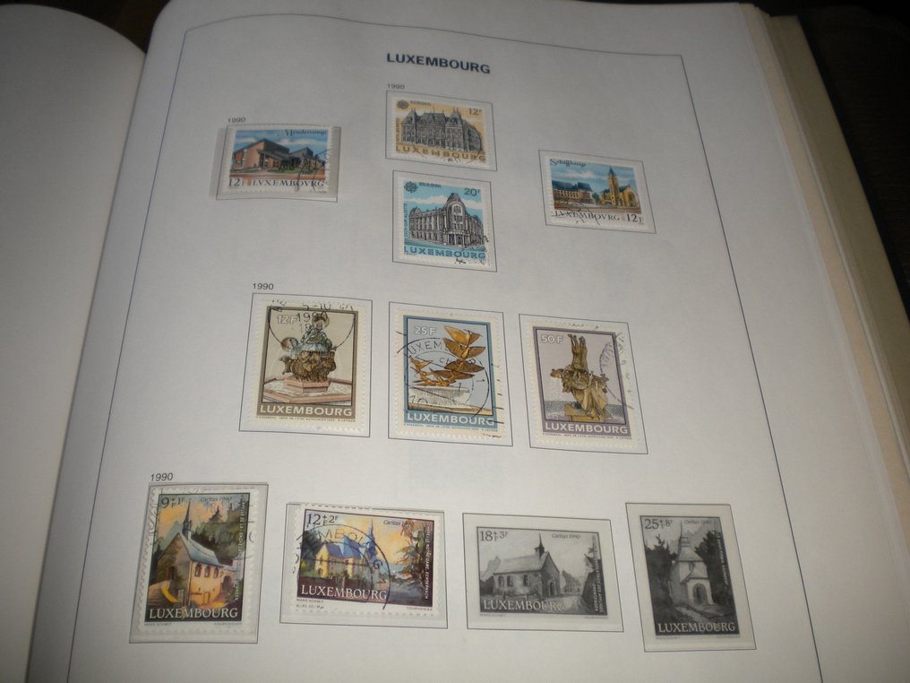 Λουξεμβούργο - Έναρξη συλλογής σε άλμπουμ davo 1865 έως 1992°. #4.3