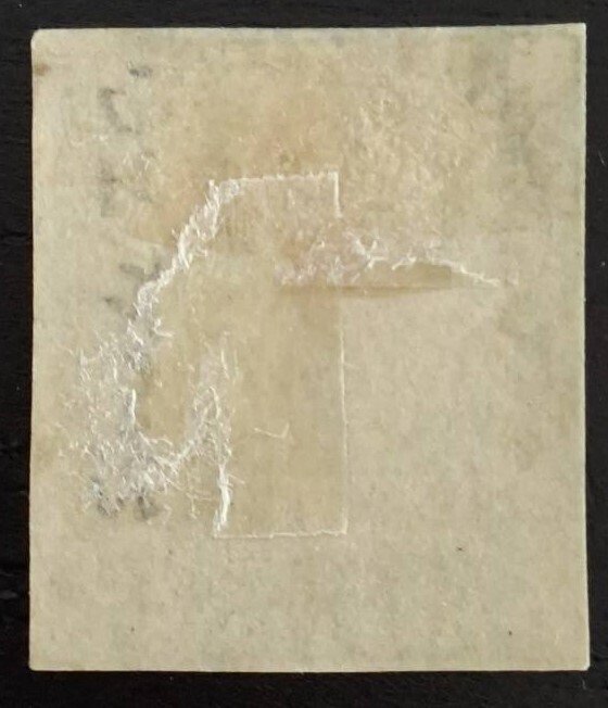 大不列顛 1840 - 维多利亚女王 - 2d 蓝色。多切斯特镇邮戳。无线条。"TA"。清晰面孔。 - Stanley Gibbons. 4/6 #1.0