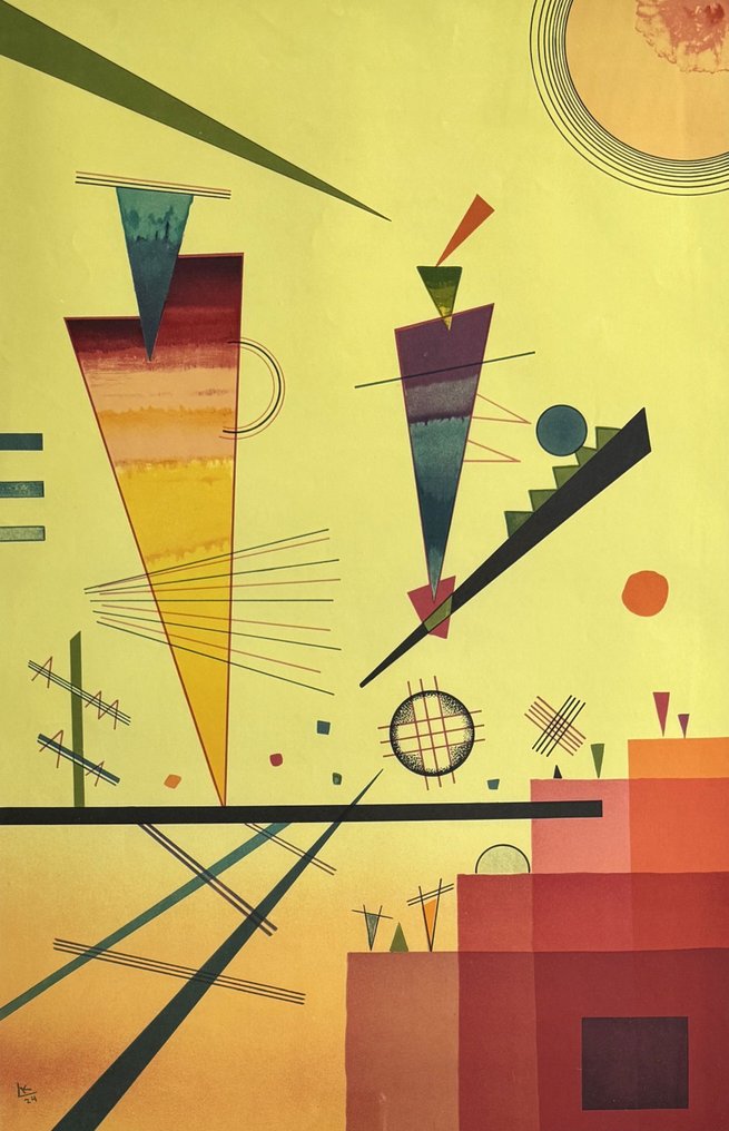 Wassily Kandinsky (1866-1944) - Composition géométrique #1.0