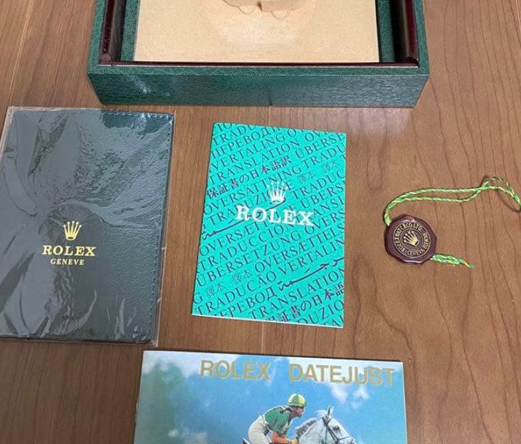 Rolex - ROLEX DATEJUST — Complete Accessory Set (Box, Booklet, Warranty Card, Tag) #4.3