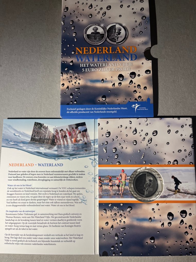 Hollandia. 5 Euro 2010/2020 (5 stuks) Proof  (Nincs minimálár) #4.3