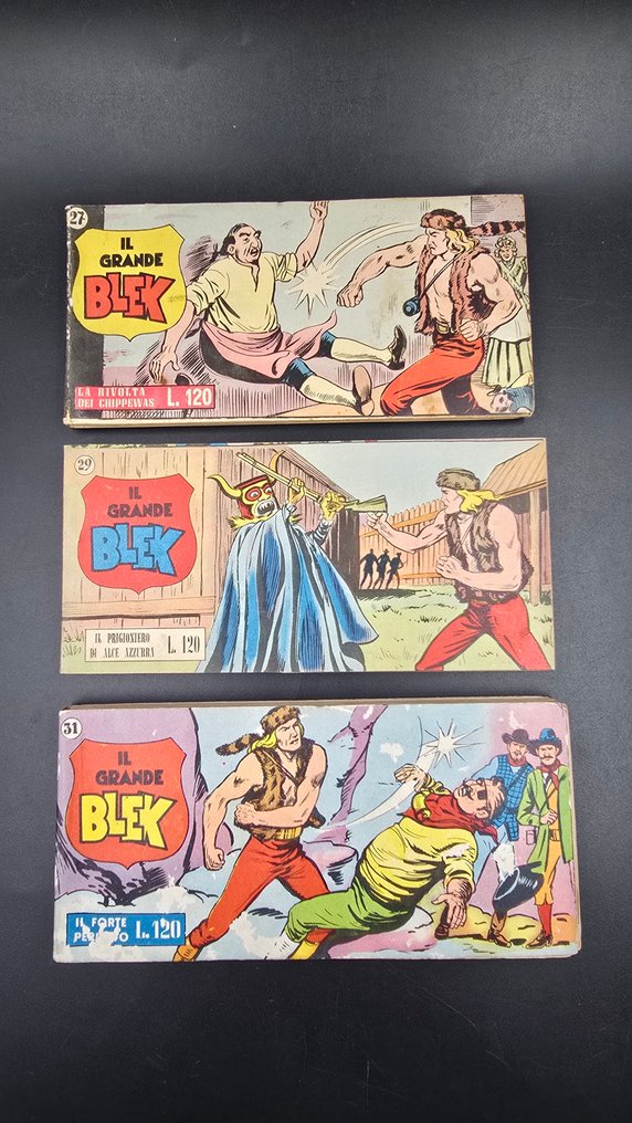Grande Blek nn. 27-29-31 - raccoltina originale - 3 Comic - EO #1.0
