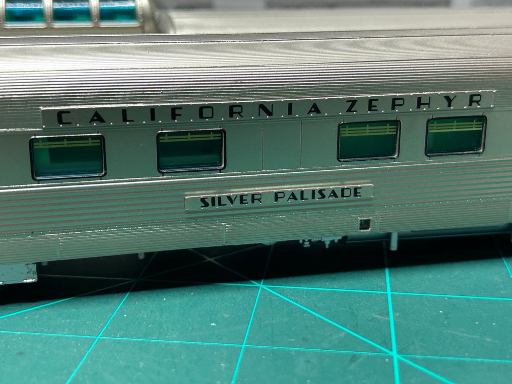 Broadway limited H0 - 531/538 - Modelltog passasjervogn-sett (2) - Western Pacific #1.0