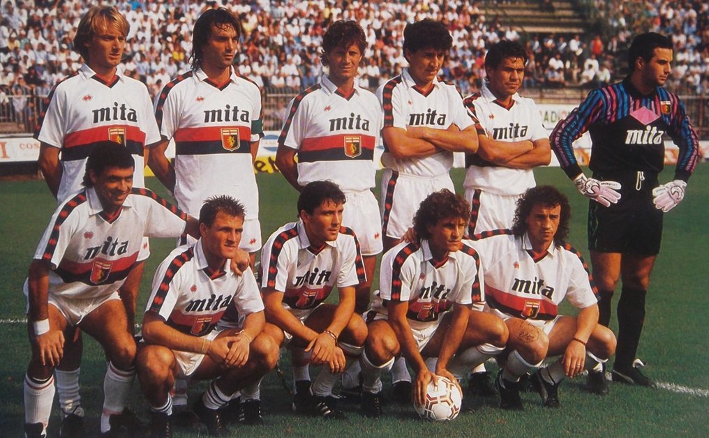 Genoa 1893 - 義大利甲組足球聯賽 - 1989 - 足球衫 #2.1