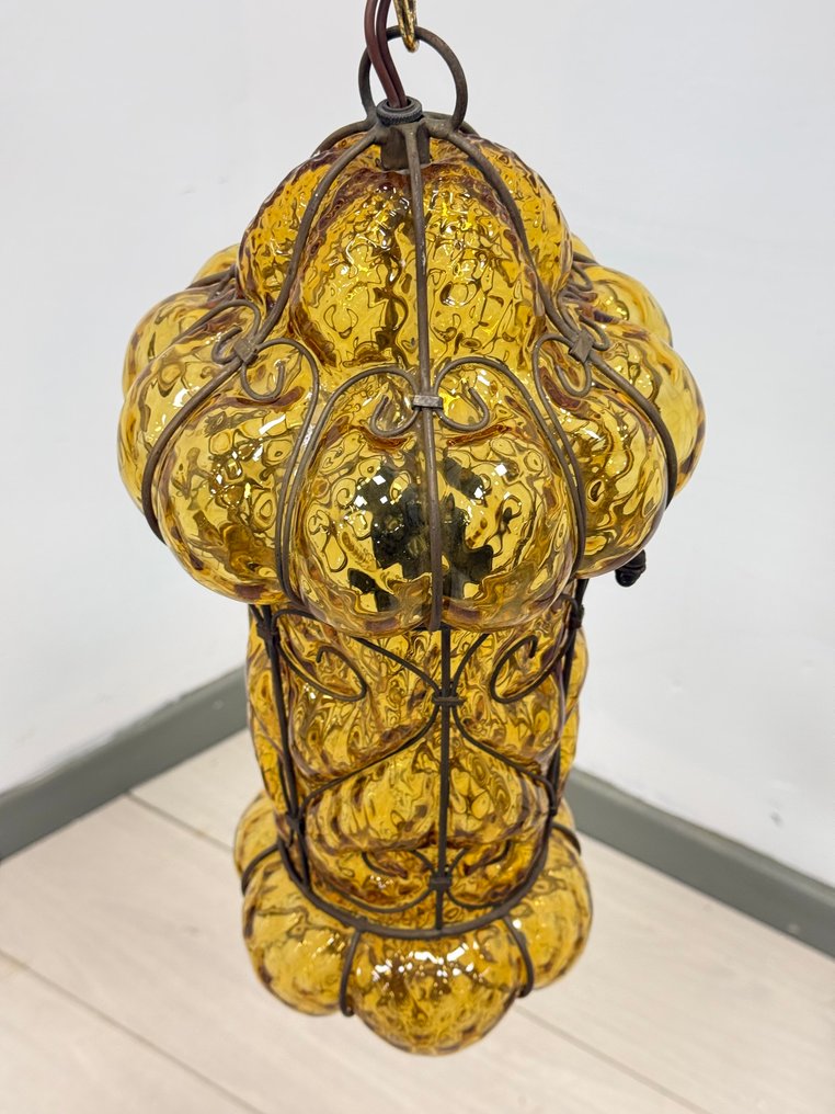 Candeeiro suspenso - Vidro, Metal - Soffiato a bocca #2.1