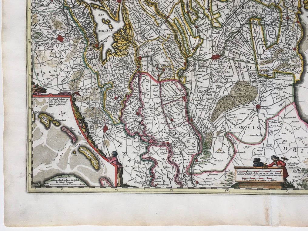 Netherlands - North and South Holland, Utrecht; C.J. Visscher - Comitatus Hollandiae ... - 1681-1700 #4.3